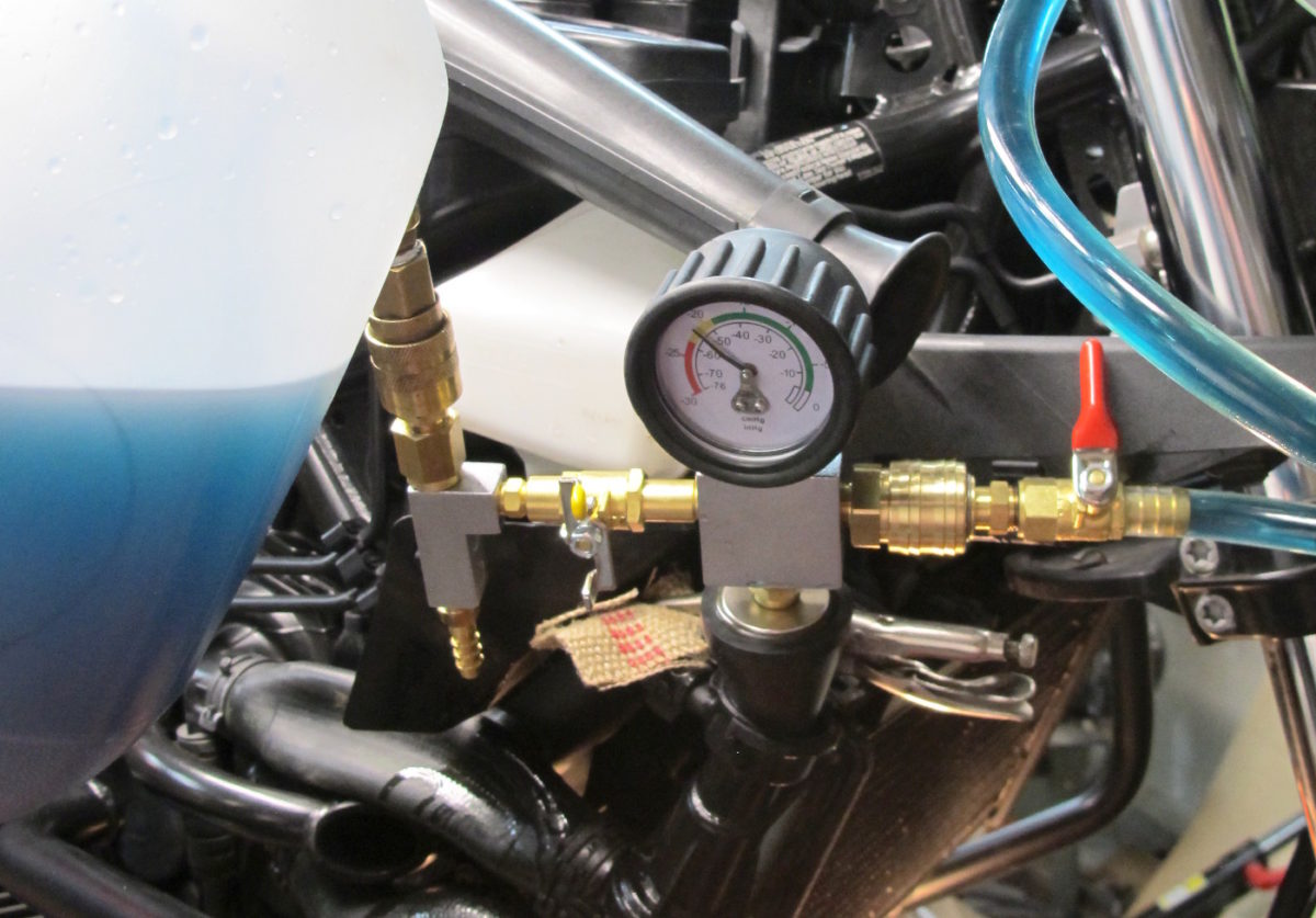 Changed Coolant – 2009 BMW F650GS Twin